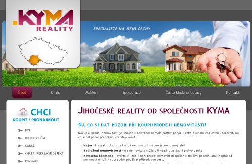 Jihočeské reality od společnosti KYMA